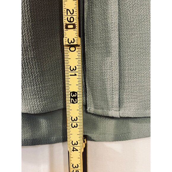 Shein Mens Light Green Button-Up Shirt 3XL Gauze Lightweight Comfy Casual Office - Picture 16 of 16